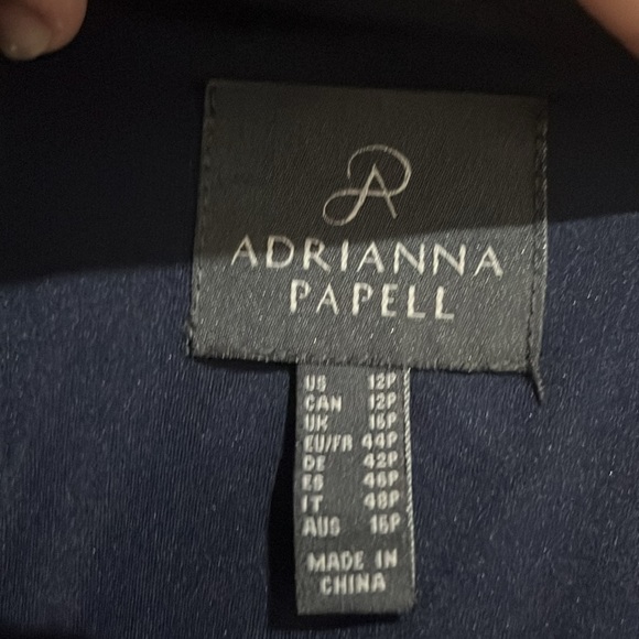 blue, adrianna papell dress, formal - Picture 5 of 5